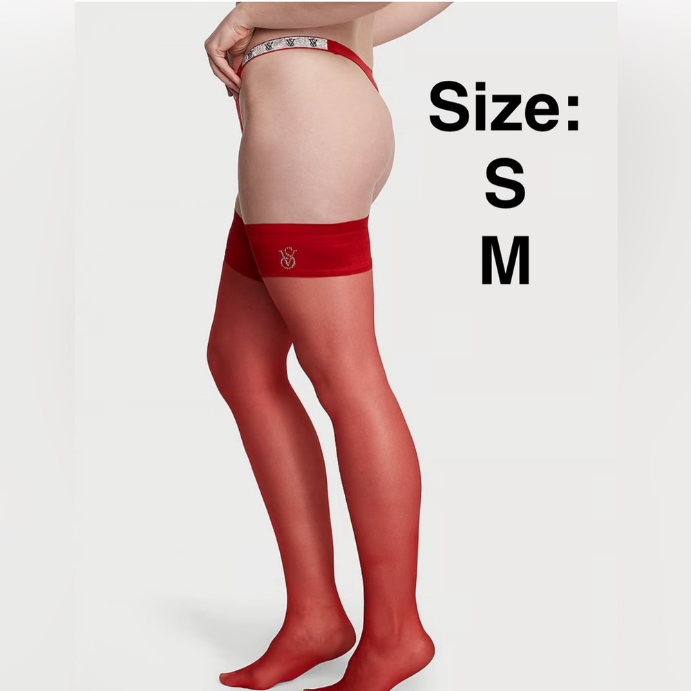Victoria’s Secret VERY SEXY
Crystal Signature Thigh Highs - NEW
